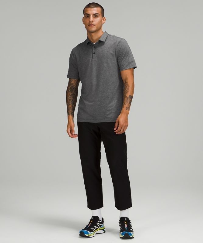 Lululemon Evolution Polo Blast Herr Svarta | KAIT-20195