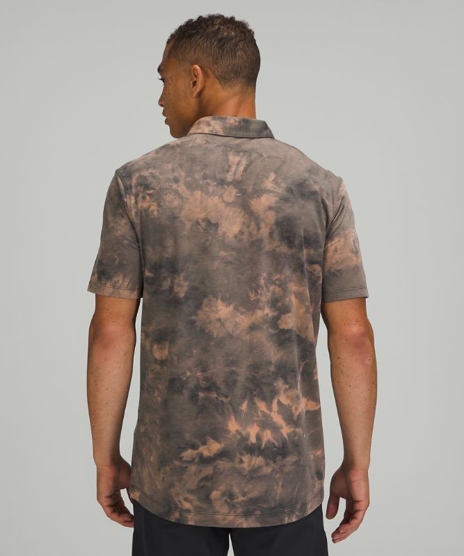 Lululemon Evolution Short Sleeve Polo Shirt Blast Herr Mörkgrå | YVZJ-93018