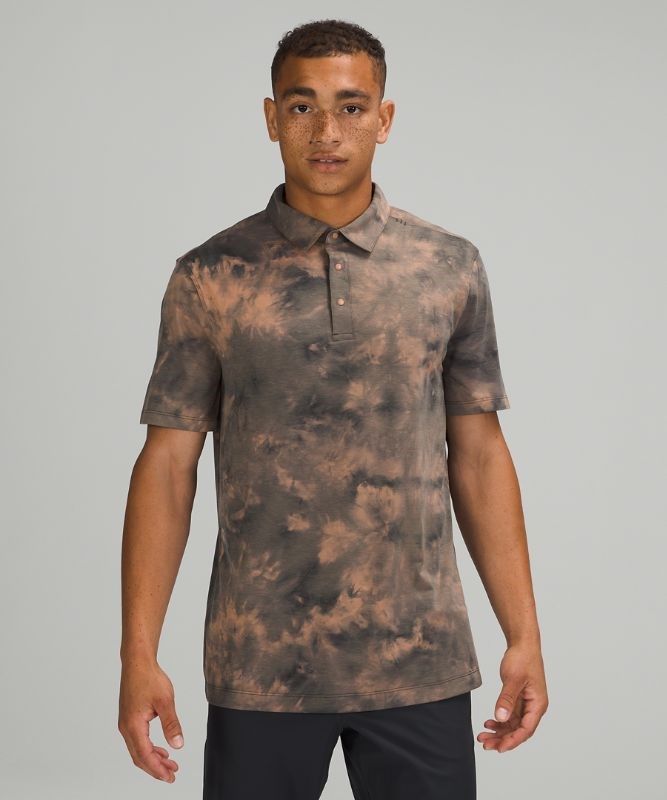 Lululemon Evolution Short Sleeve Polo Shirt Blast Herr Mörkgrå | YVZJ-93018