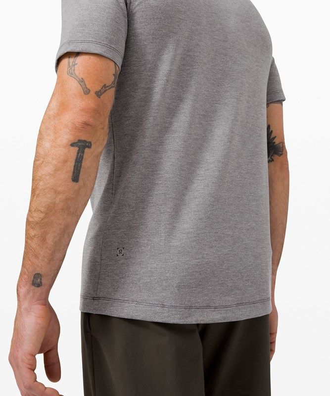 Lululemon Evolution Short Sleeve Polo Shirt Blast Herr Svarta | LNEA-95608