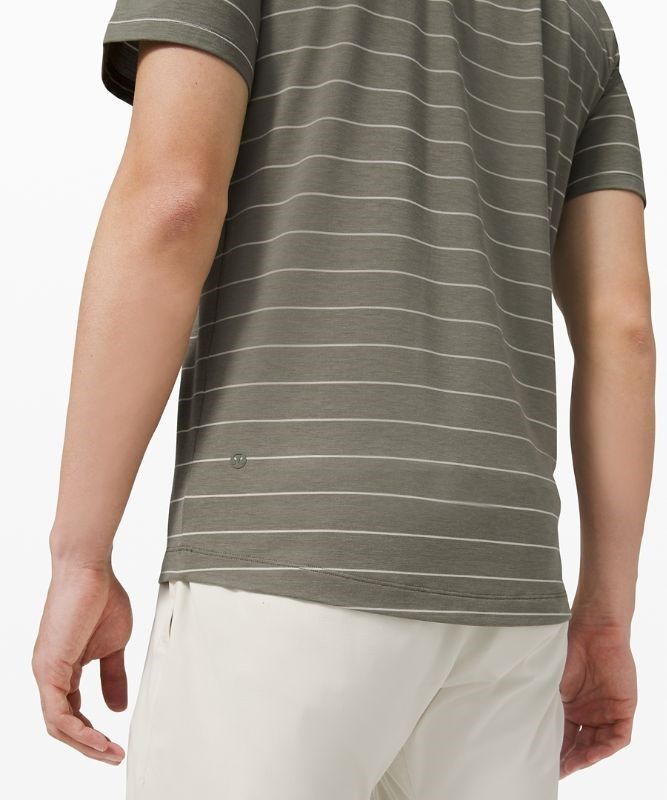 Lululemon Evolution Short Sleeve Polo Shirt Blast Herr Grå Olivgröna Ljusolivgröna | FCEG-80456