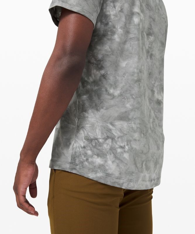 Lululemon Evolution Short Sleeve Polo Shirt Blast Herr Vita Grå | ULYR-87061