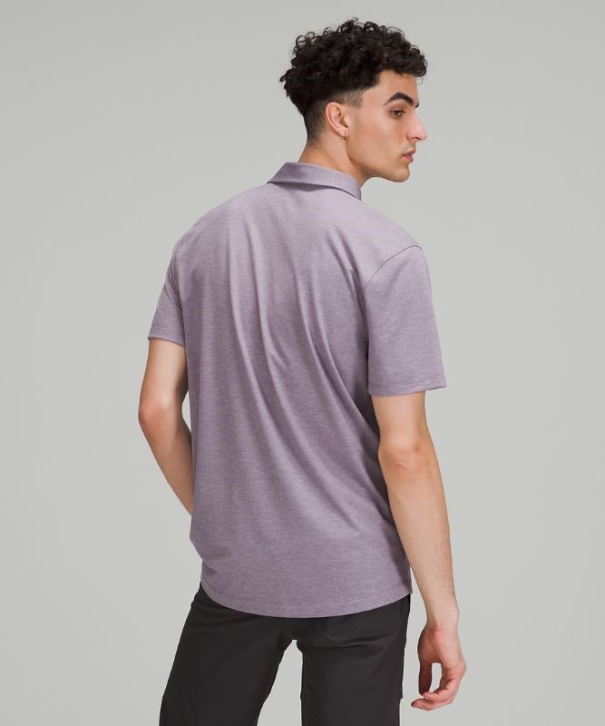 Lululemon Evolution Short Sleeve Polo Shirt Blast Herr Lavendel | UCZQ-92367