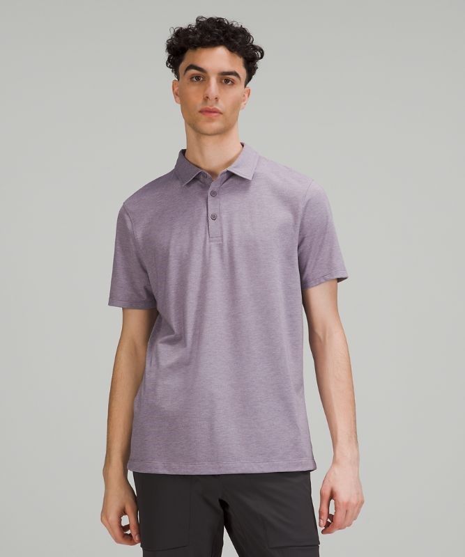 Lululemon Evolution Short Sleeve Polo Shirt Blast Herr Lavendel | UCZQ-92367