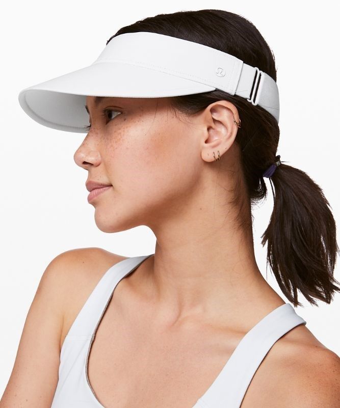 Lululemon Fast Paced Visor Hatt Accessories Vita | JXRA-18730