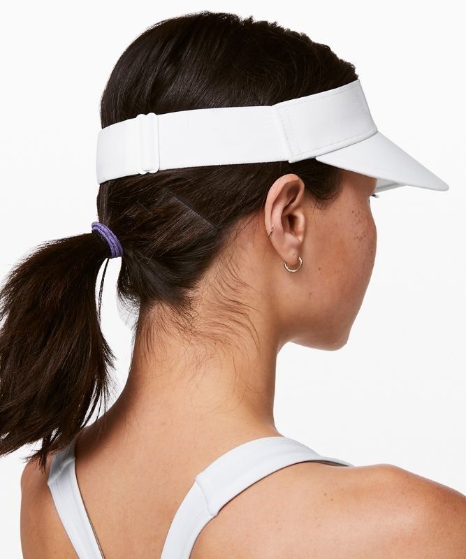 Lululemon Fast Paced Visor Hatt Accessories Vita | JXRA-18730