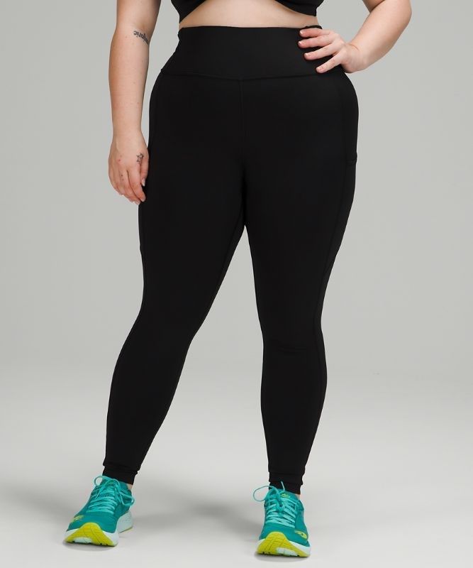 Lululemon Fast and Free High-Rise Tight 28 Leggings Dam Svarta | NFHY-38257