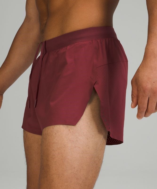 Lululemon Fast and Free Reflective Short 3 Shorts Herr Vinröda | EUMC-26549