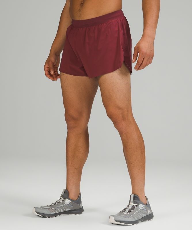 Lululemon Fast and Free Reflective Short 3 Shorts Herr Vinröda | EUMC-26549