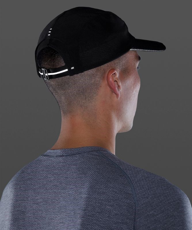 Lululemon Fast and Free Run Hat Elite M Hatt Accessories Svarta | AKNZ-14569