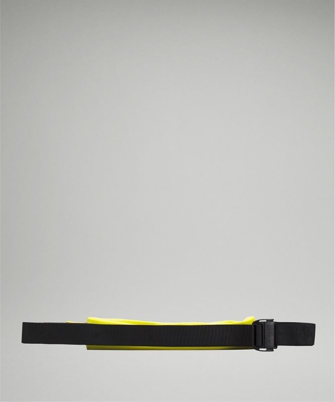 Lululemon Fast and Free Running Belt Mini Väskor Accessories Gula Svarta | DAIE-69431