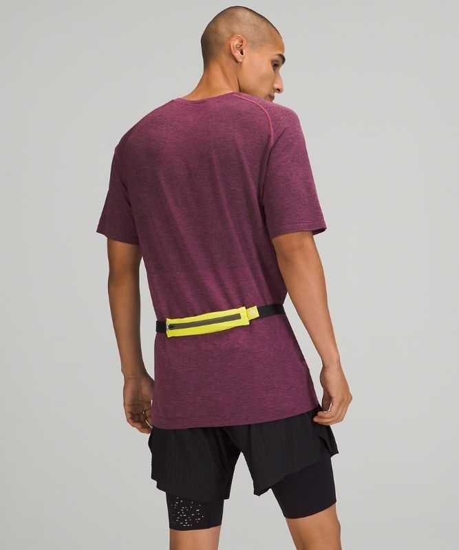 Lululemon Fast and Free Running Belt Mini Väskor Accessories Gula Svarta | DAIE-69431
