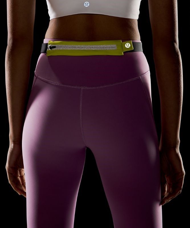 Lululemon Fast and Free Running Belt Mini Väskor Accessories Gula Svarta | DAIE-69431