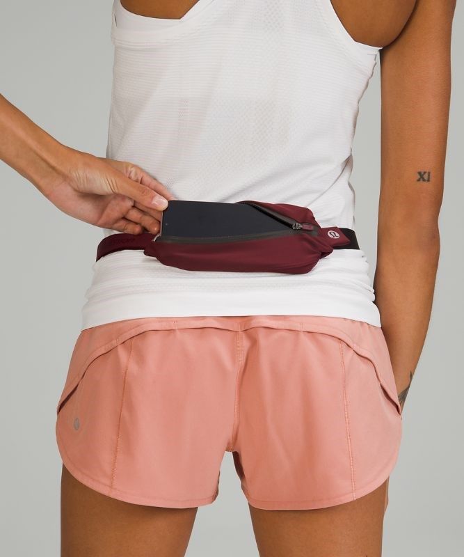 Lululemon Fast and Free Running Belt Mini Väskor Accessories Röda Vinröda | WHMT-74063
