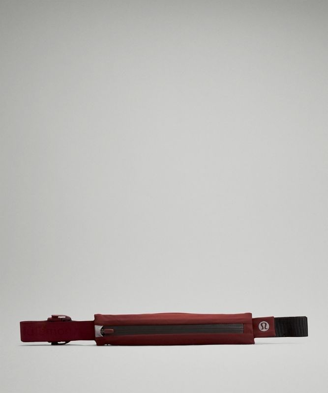 Lululemon Fast and Free Running Belt Mini Väskor Accessories Röda Vinröda | WHMT-74063
