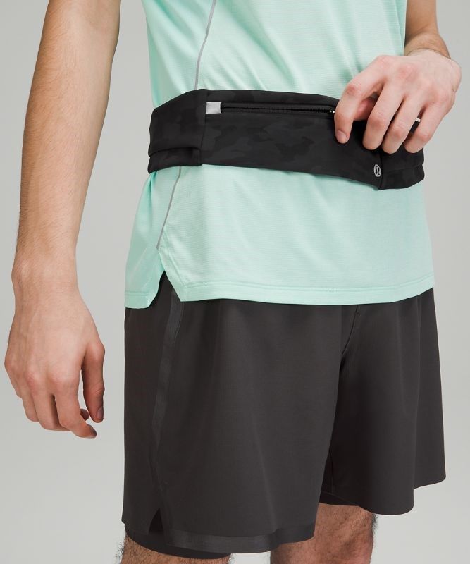 Lululemon Fast and Free Running Belt Väskor Accessories Camo Svarta Olika Färger | UWKM-25904