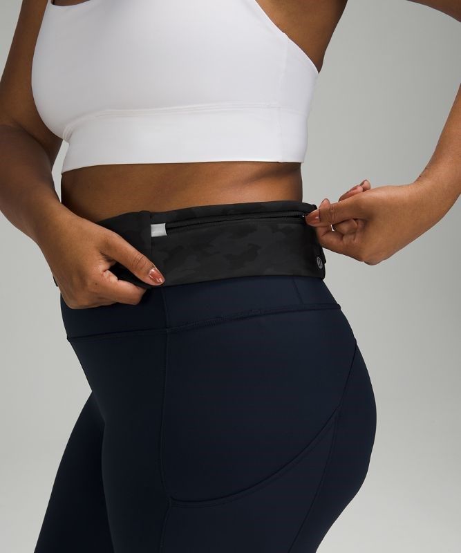 Lululemon Fast and Free Running Belt Väskor Accessories Camo Svarta Olika Färger | UWKM-25904