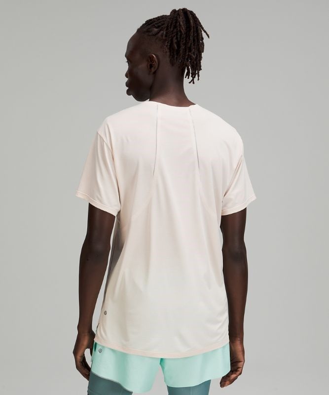 Lululemon Fast and Free Short Sleeve Blast Herr Vita | SIZW-51673