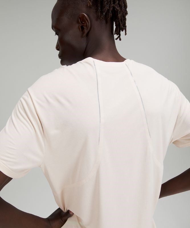 Lululemon Fast and Free Short Sleeve Blast Herr Vita | SIZW-51673
