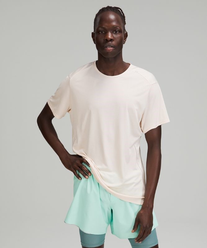 Lululemon Fast and Free Short Sleeve Blast Herr Vita | SIZW-51673