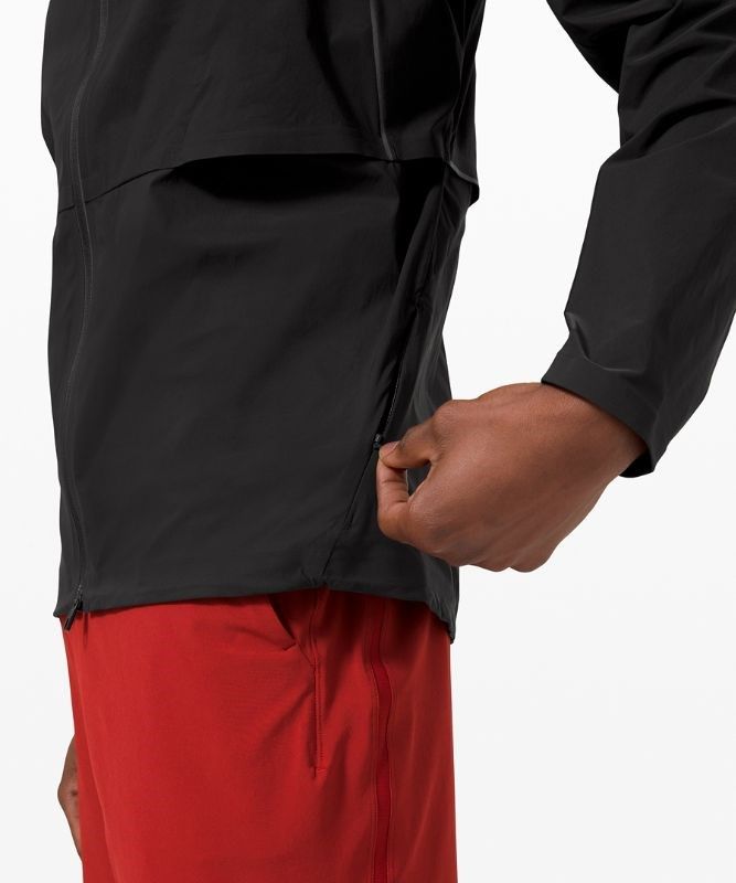 Lululemon Fast and Free Windbreaker Jackor Herr Svarta | CJES-75124