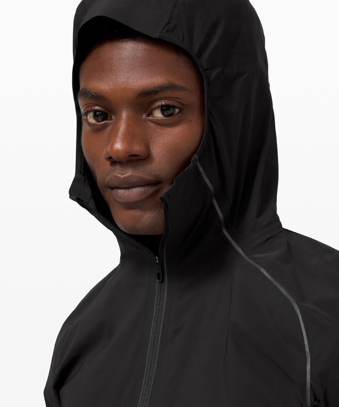 Lululemon Fast and Free Windbreaker Jackor Herr Svarta | CJES-75124