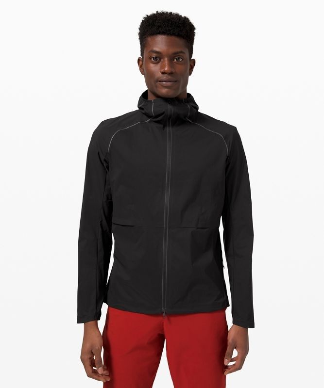 Lululemon Fast and Free Windbreaker Jackor Herr Svarta | CJES-75124