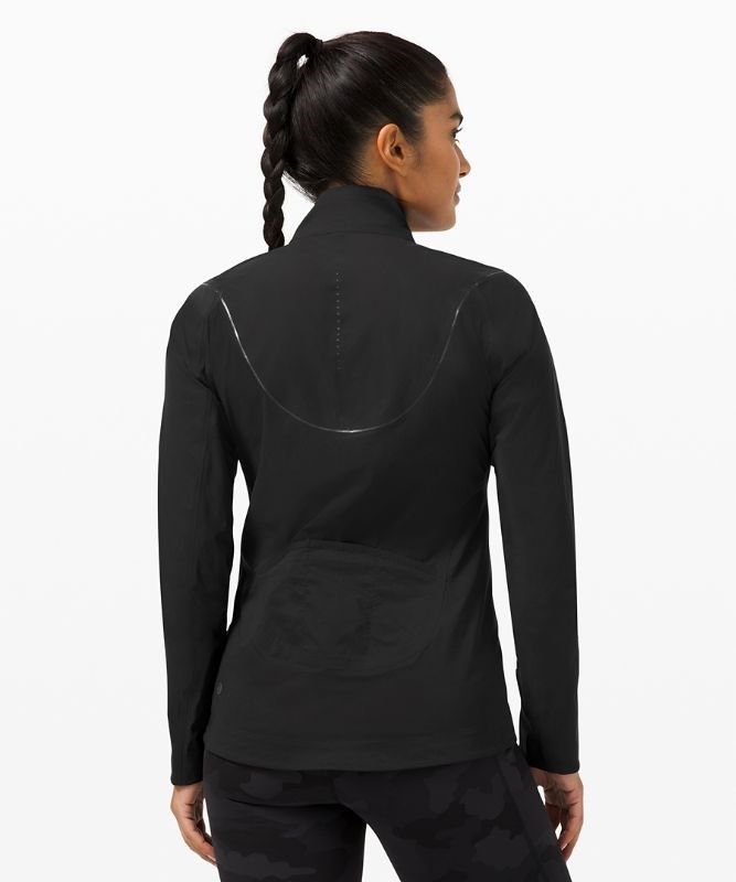 Lululemon Fast and Free Windbreaker Jackor Dam Svarta | BMCR-68127