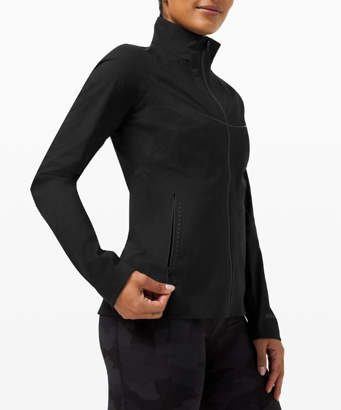 Lululemon Fast and Free Windbreaker Jackor Dam Svarta | BMCR-68127