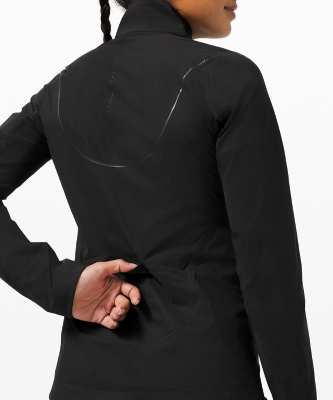 Lululemon Fast and Free Windbreaker Jackor Dam Svarta | BMCR-68127