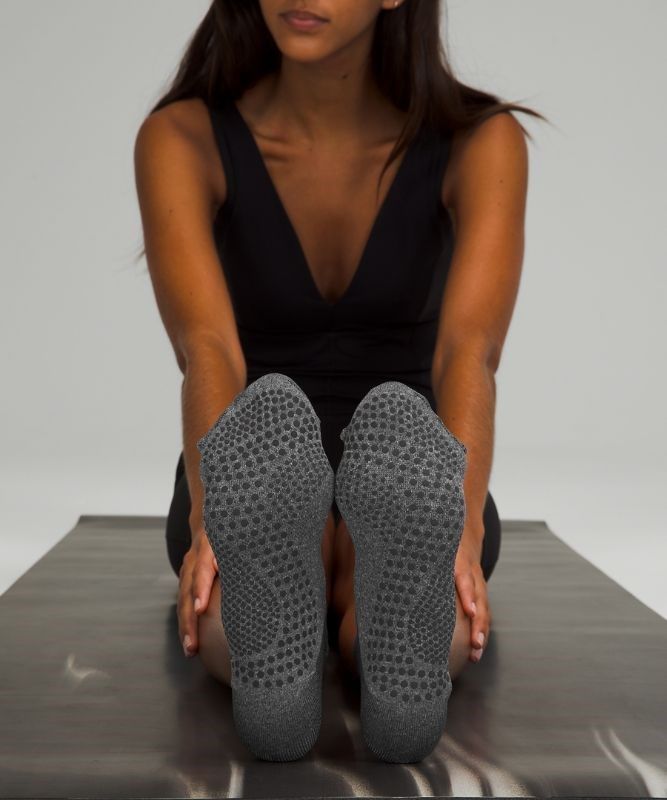 Lululemon Find Your Balance Studio Ankle Sock Strumpor Accessories Mörkgrå | ZTGC-17046