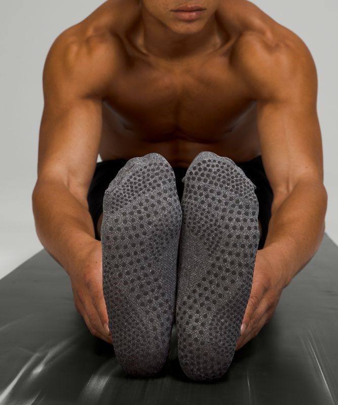 Lululemon Find Your Balance Studio Tab Sock Strumpor Accessories Mörkgrå | IKVJ-95687
