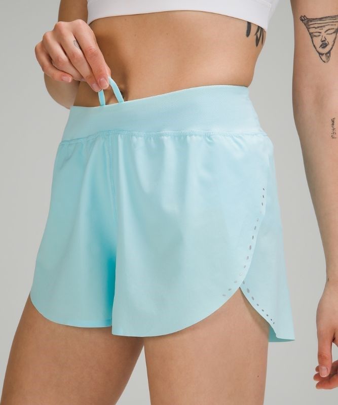 Lululemon Find Your Pace High-Rise Short 3 Shorts Dam Blå | IXRO-16953