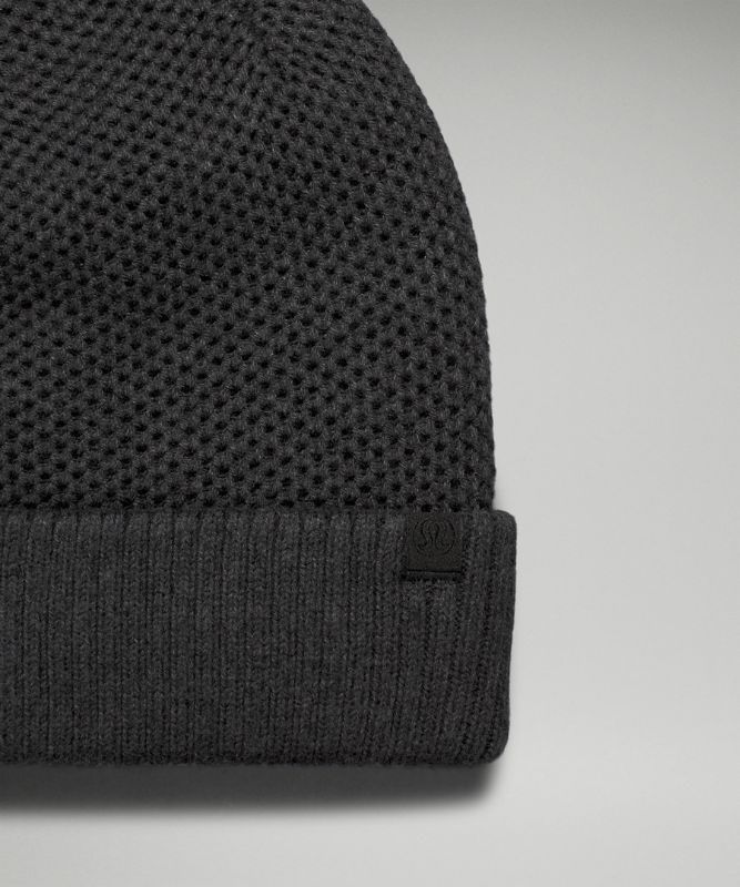 Lululemon Fleece-Lined Knit Beanie Hatt Accessories Svarta | LIXC-07385