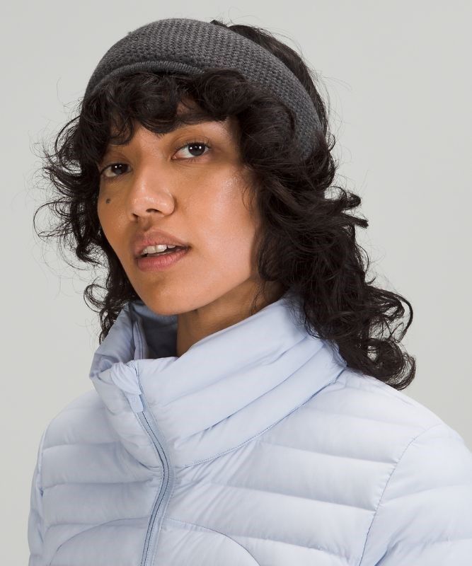 Lululemon Fleece-Lined Knit Ear Warmer Hatt Accessories Svarta | IQGE-57610