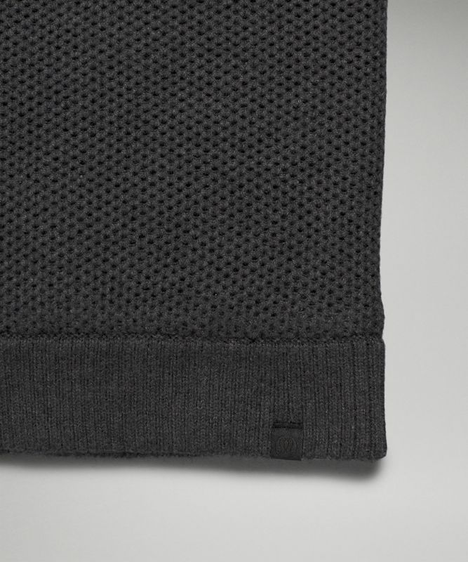 Lululemon Fleece-Lined Knit Neck Warmer Halsduk Accessories Svarta | VDPO-36918