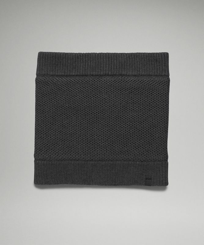 Lululemon Fleece-Lined Knit Neck Warmer Halsduk Accessories Svarta | VDPO-36918