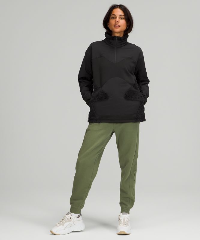 Lululemon Fleece Insulated Pullover Jackor Dam Svarta | DQJL-91375