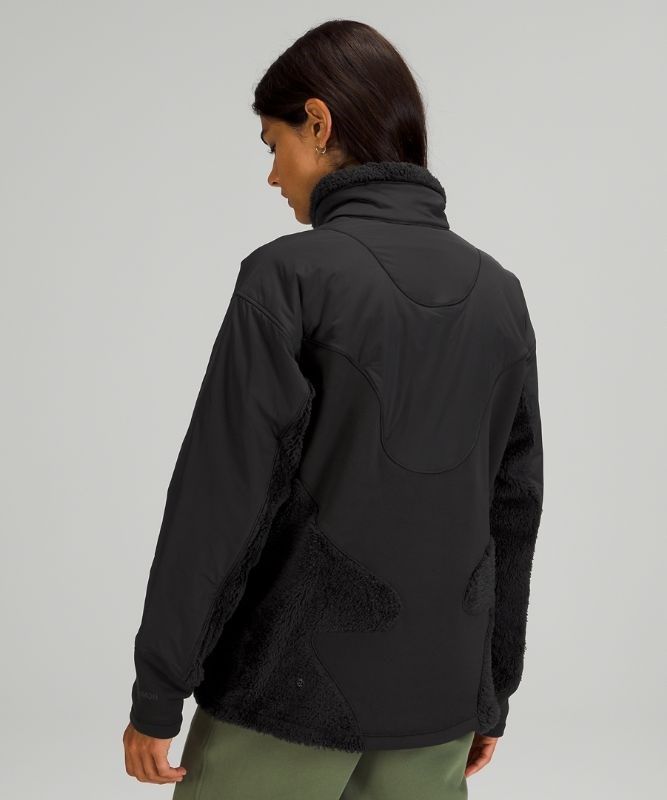 Lululemon Fleece Insulated Pullover Jackor Dam Svarta | DQJL-91375