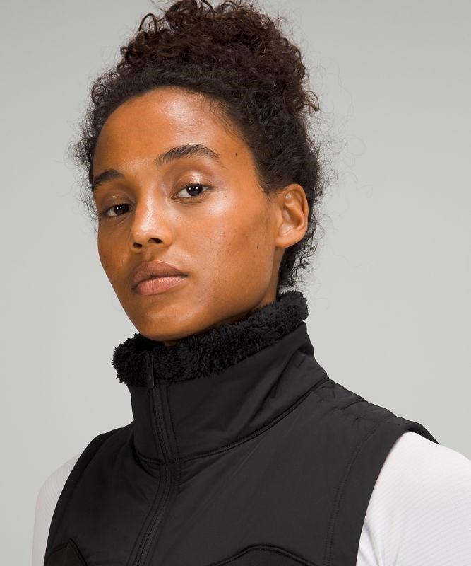 Lululemon Fleece Insulated Vest Jackor Dam Svarta | VQSU-43012