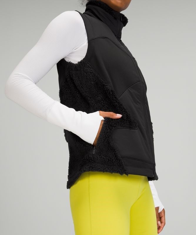 Lululemon Fleece Insulated Vest Jackor Dam Svarta | VQSU-43012