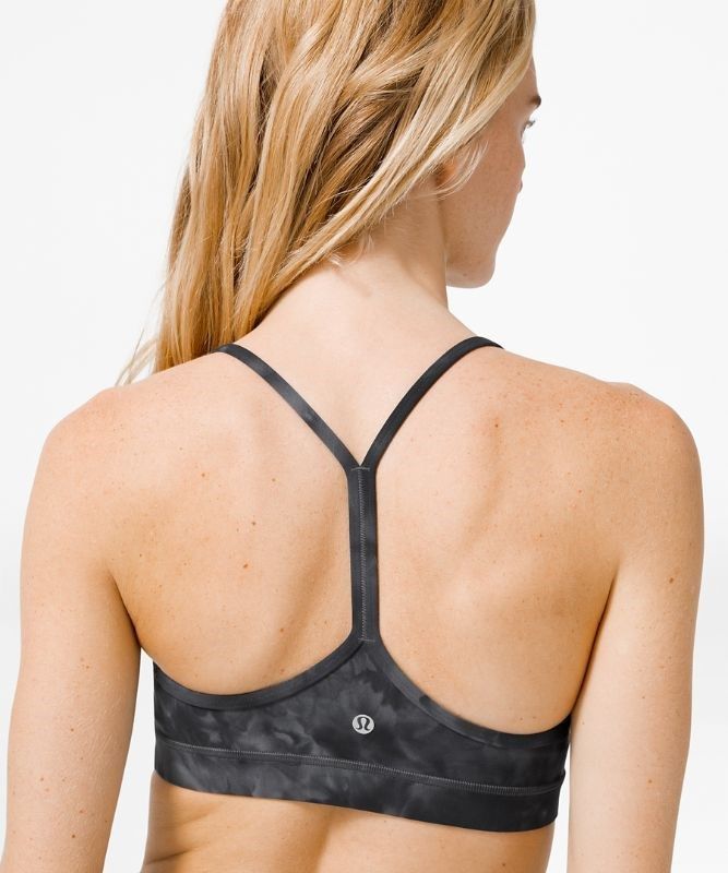 Lululemon Flow Y Nulu Bra Light Support Sport BH Dam Grå Mörkgrå | WOSE-31596
