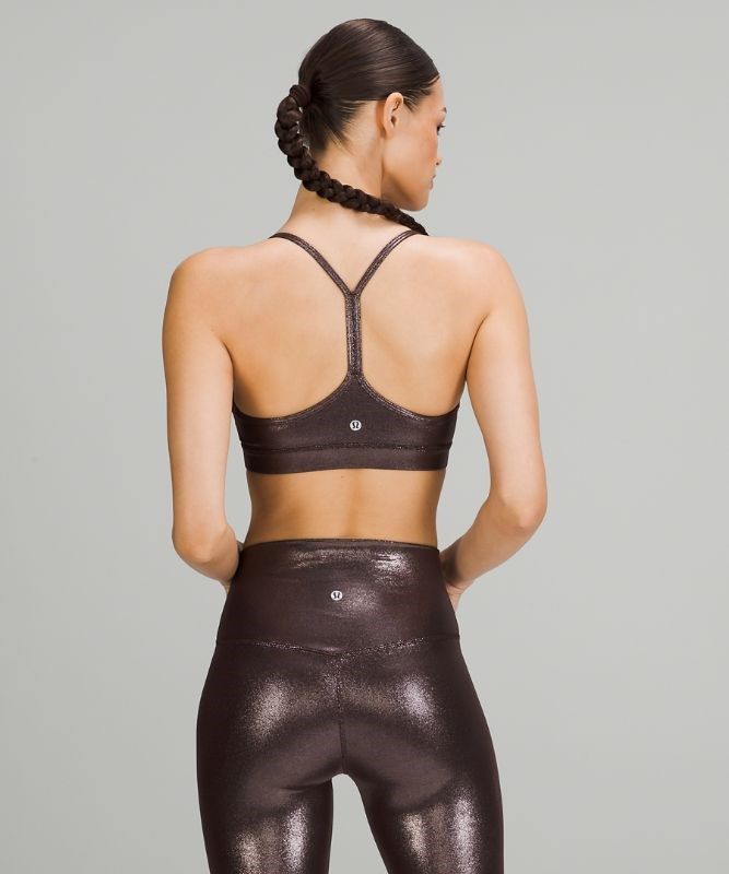 Lululemon Flow Y Nulu Bra Shine Light Support Sport BH Dam Olika Färger | LIAV-76153