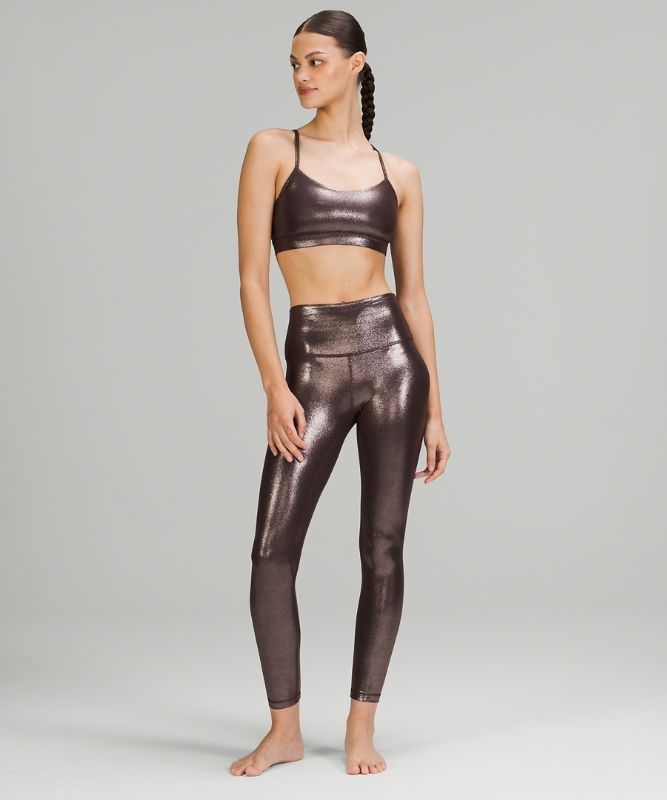Lululemon Flow Y Nulu Bra Shine Light Support Sport BH Dam Olika Färger | LIAV-76153