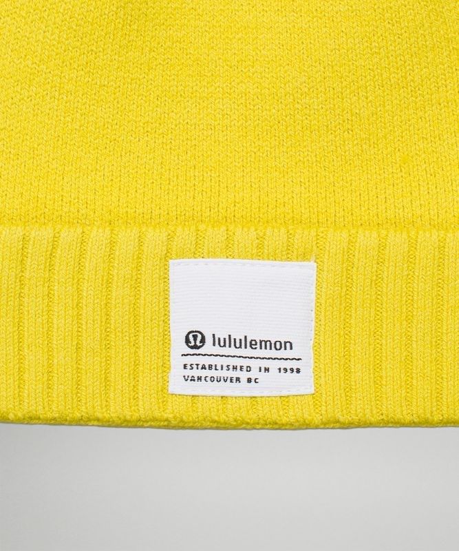 Lululemon Fold Up Knit Beanie Hatt Accessories Soleil | FZWQ-63925