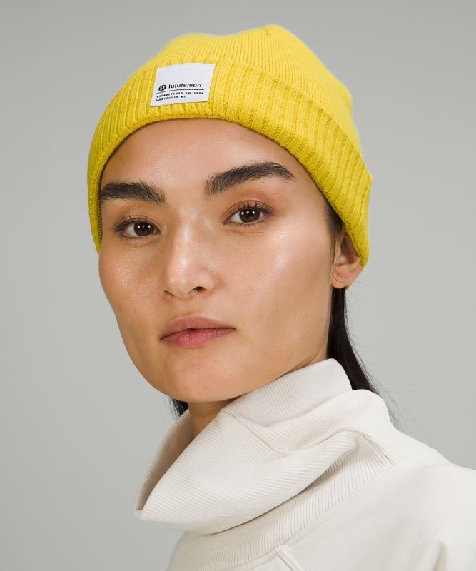Lululemon Fold Up Knit Beanie Hatt Accessories Soleil | FZWQ-63925
