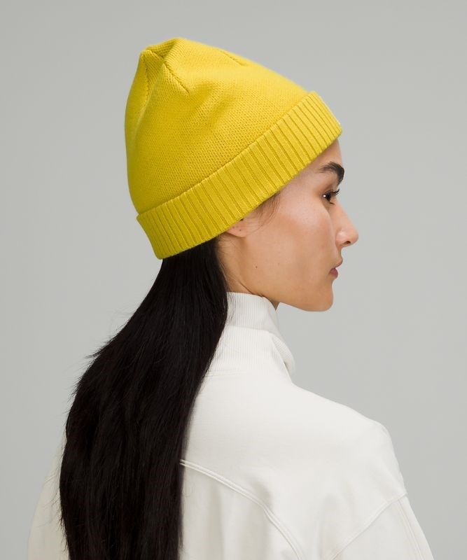 Lululemon Fold Up Knit Beanie Hatt Accessories Soleil | FZWQ-63925