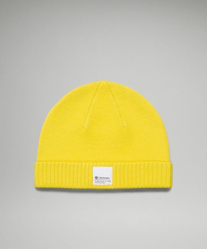 Lululemon Fold Up Knit Beanie Hatt Accessories Soleil | FZWQ-63925