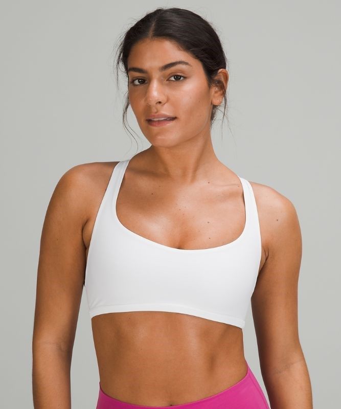 Lululemon Free to Be Bra - Wild Light Support Sport BH Dam Vita | CTME-34859