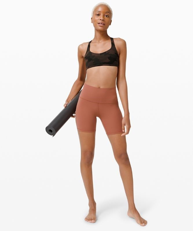 Lululemon Free to Be Bra - Wild Light Support Sport BH Dam Camo Bruna Olika Färger | CKGE-58120